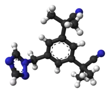 Anastrozole-3D-Molecule-Structure